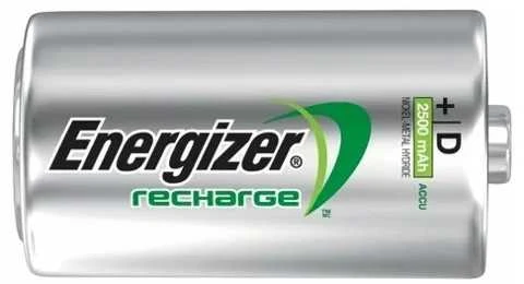 Energizer 2500 mAh D dydžio įkraunama baterija