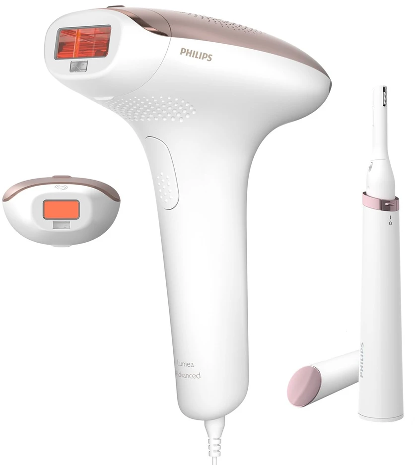 Epiliatorius philips lumea advanced ipl bri921/00 + trymer įmontuotas filtras uv