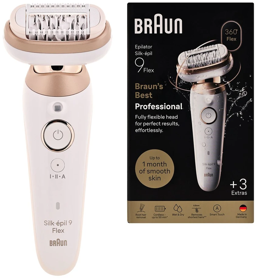 SES9-030 3D Braun Silk•épil 9 Flex epiliatorius