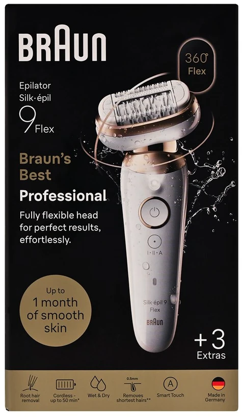 SES9-030 3D Braun Silk•épil 9 Flex epiliatorius