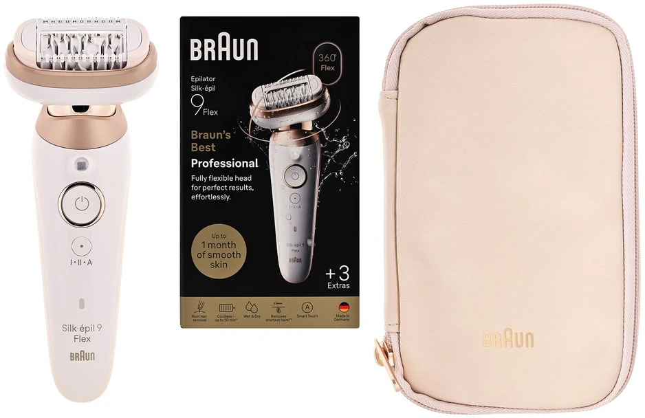 SES9-030 3D Braun Silk•épil 9 Flex epiliatorius