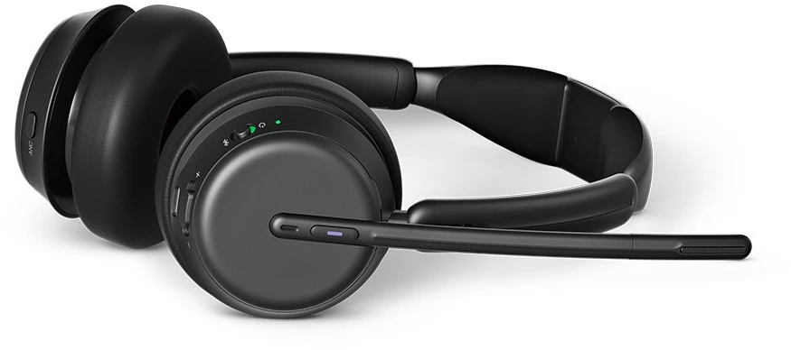 Ausinės Epos IMPACT 1000 MS UC ANC WL USB-C+A stovas