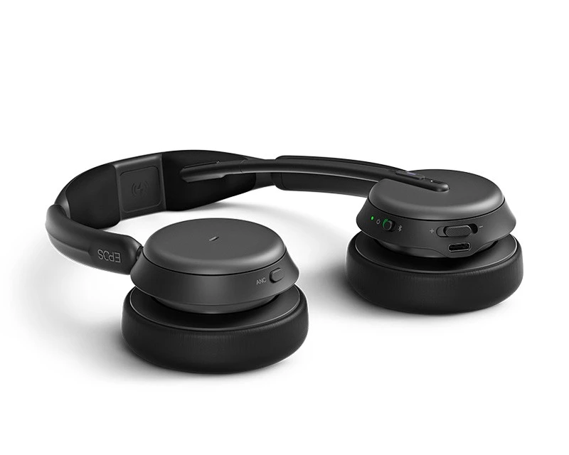 Ausinės Epos IMPACT 1000 MS UC ANC WL USB-C+A stovas