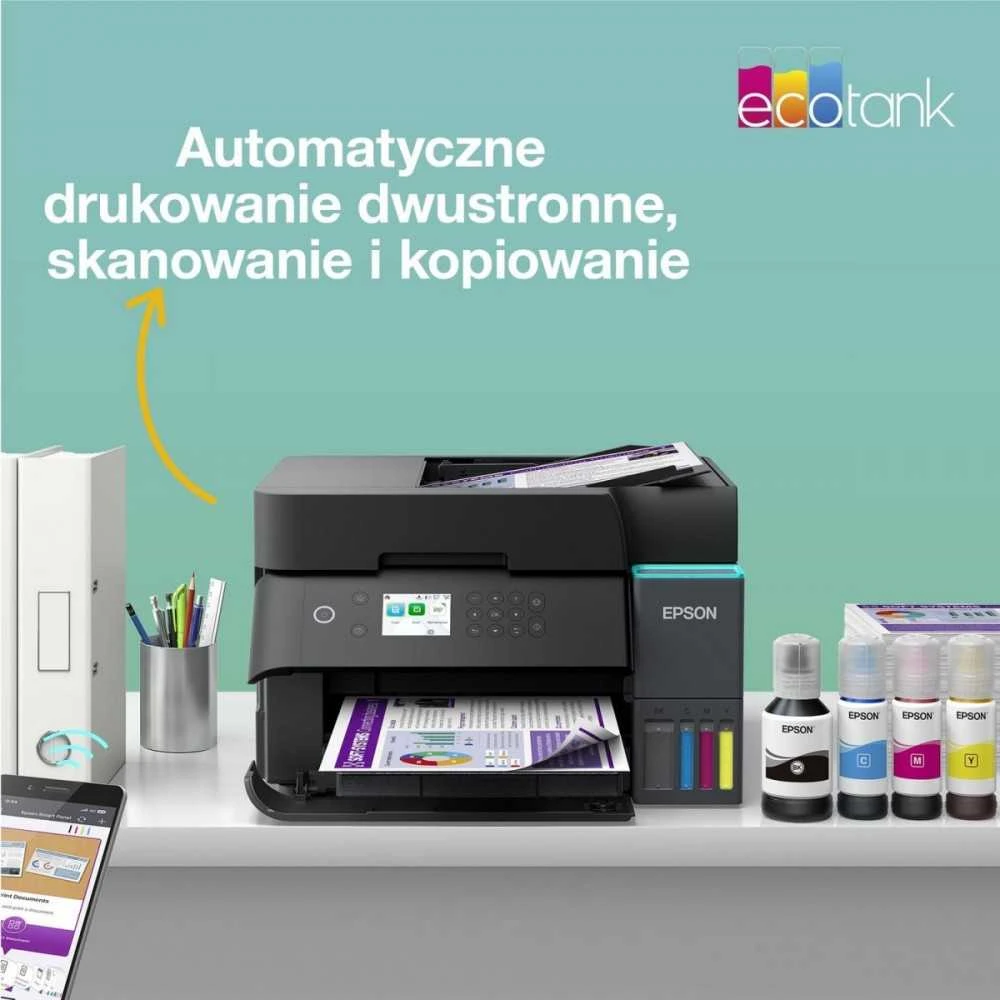 Spausdintuvas Epson | daugiafunkcis įrenginys | EcoTank L6370 | Inkjet | Spalvotas | A4 | Wi-Fi | Juodas