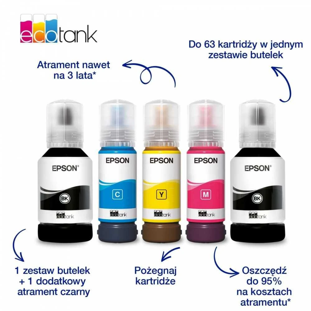 Spausdintuvas Epson | daugiafunkcis įrenginys | EcoTank L6376 | Inkjet | Spalvotas | A4 | Wi-Fi | Baltas