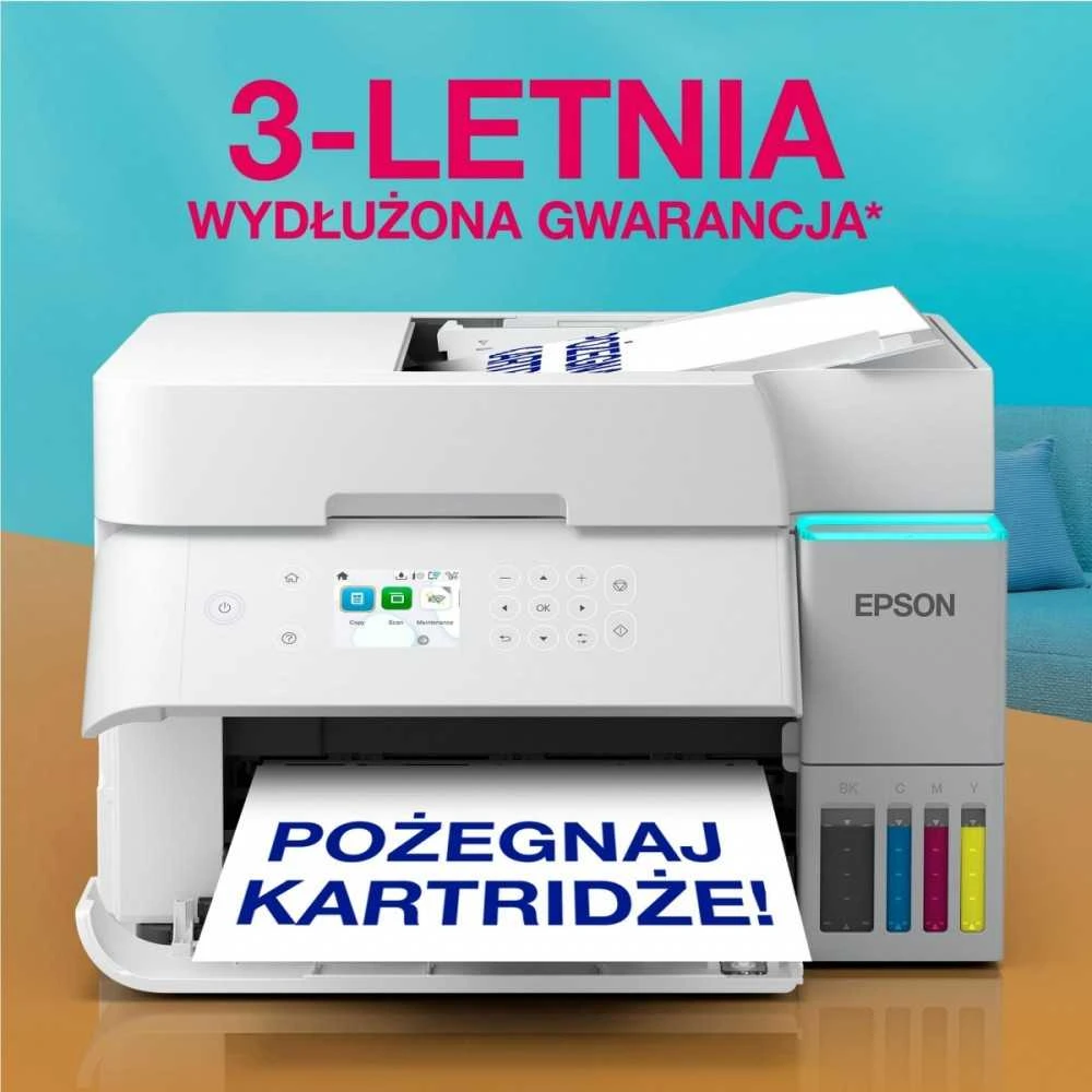Spausdintuvas Epson | daugiafunkcis įrenginys | EcoTank L6376 | Inkjet | Spalvotas | A4 | Wi-Fi | Baltas