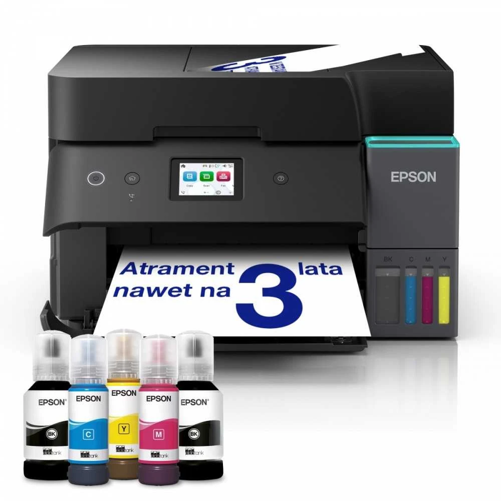 Spausdintuvas Epson | Daugiafunkcinis printers | EcoTank L6390 | Inkjet | Spalvotas | A4 | Wi-Fi | Juodas