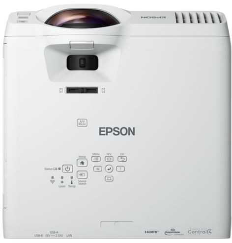 Epson v11ha76080 projektorius danych projektorius o standardowym rzucie 4000 ansi liumenų 3lcd wxga (1200x800) kompatybilność 3d balta