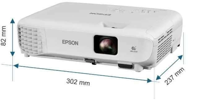 Projektorius Epson eb-w53 4000 ansi liumenų 3lcd wxga (1200x800) balta