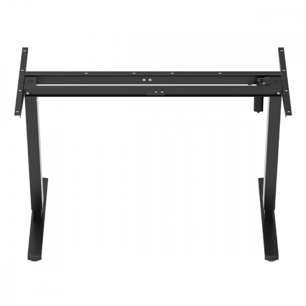 Biurko Ergo Office elektrinis aukščio reguliavimo stalas, maks. aukštis 1160 mm, maks. apkrova - 80 kg, be stalviršio, darbui sėdint arba stovint, juodas, ER-40