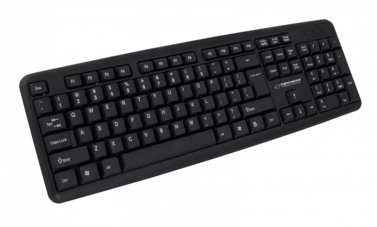 Klaviatūra su USB jungtimi - Esperanza EK134 Juoda