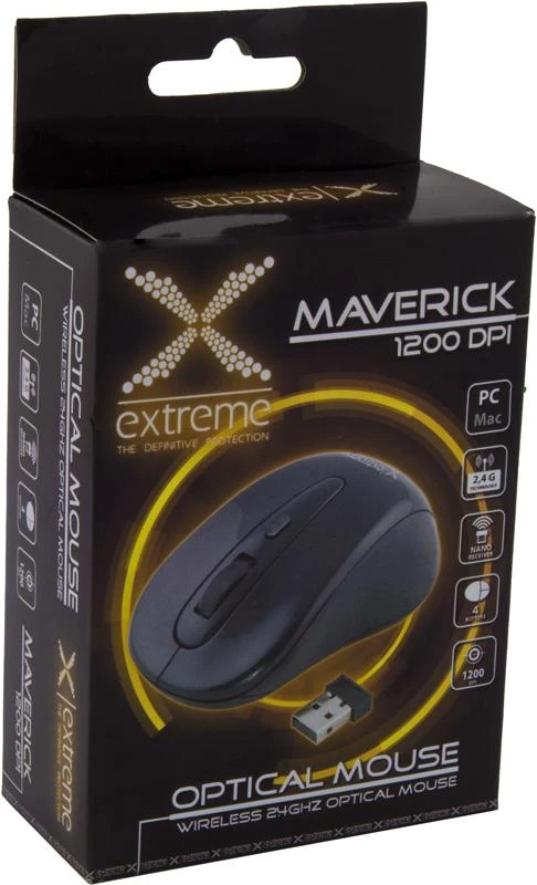 Bevielė optinė pelė Maverick Esperanza XM104K - juoda