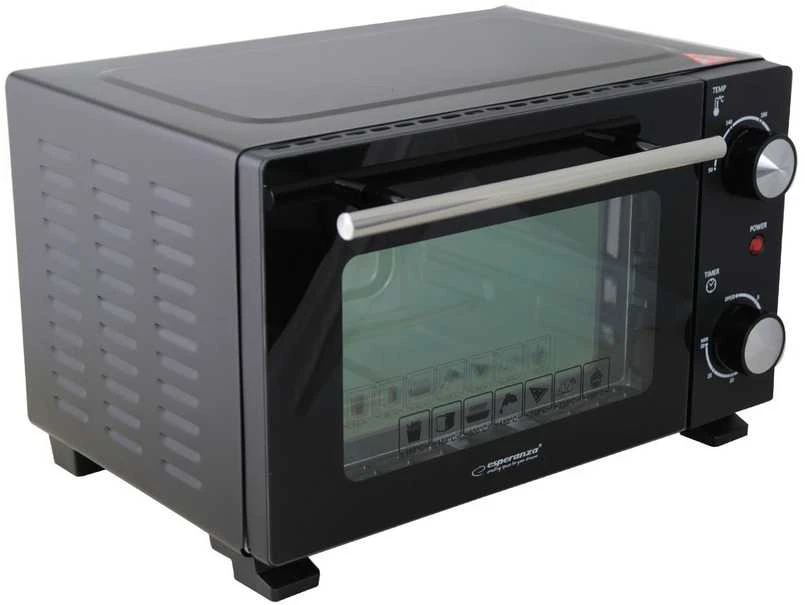 Mikrobangų krosnelė Esperanza EKO007N Mini Oven 10 l 800 W Juodas