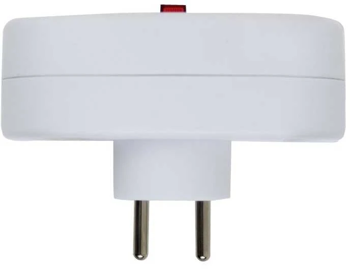 Esperanza ELK306W Electrical splitter 2 GN. Baltas