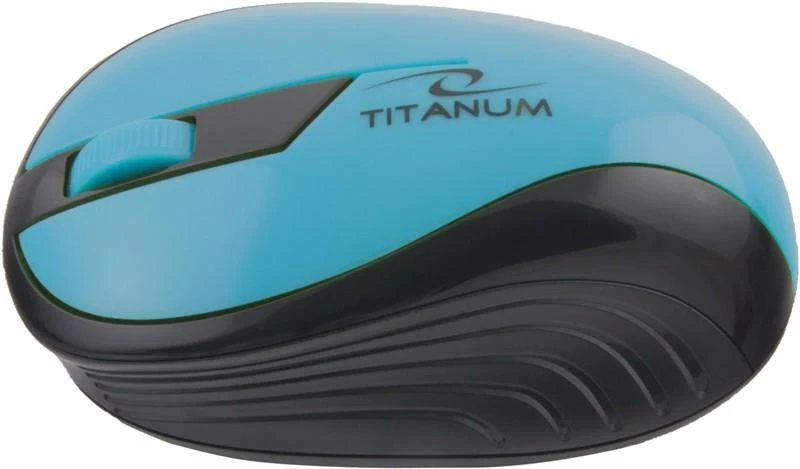TITANUM Optinė belaidė pelė TM114T RAINBOW TURQUOISE