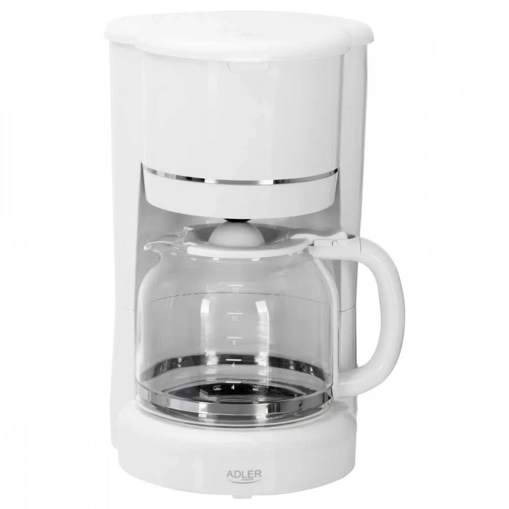 Kavamalė Adler AD 4383w Lašėjimo for ground kavos 1.5 L baltas