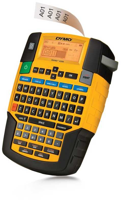 Etikečių spausdintuvas dymo rhino 4200 qwy eu / uk