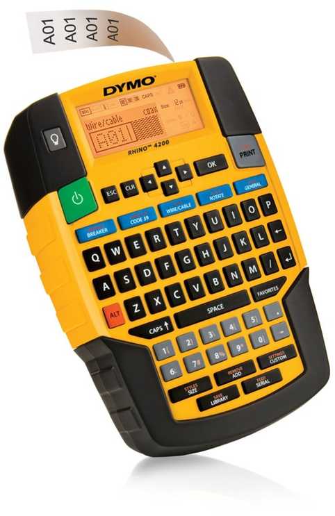Etikečių spausdintuvas dymo rhino 4200 qwy eu / uk