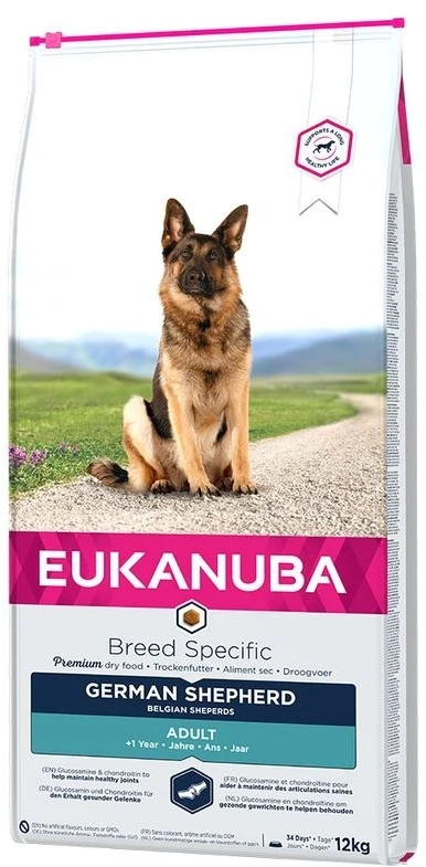 Eukanuba Adult German Shepherd sausas maistas vokiečių aviganiams 12kg