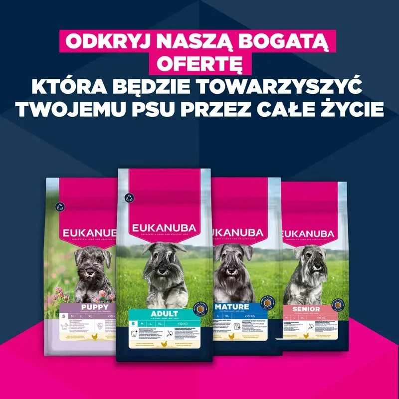 EUKANUBA Premium nutrition mature Small breed vištiena – sausas Maistas šunims – 3kg