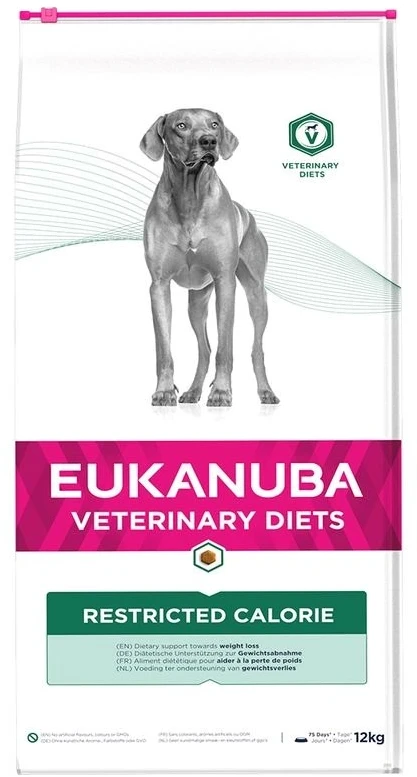 Eukanuba Veterinary Diets Dog Restricted Calorie mažo kaloringumo šunų pašaras 12kg