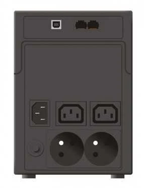 Ever easyline 1200 avr usb technologia line-interactive 1,2 kva 600 w 4 x gniazdo jungiama į tinklą