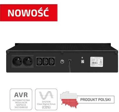 EVER Ups eco pro 1000 avr CD 19" 2u