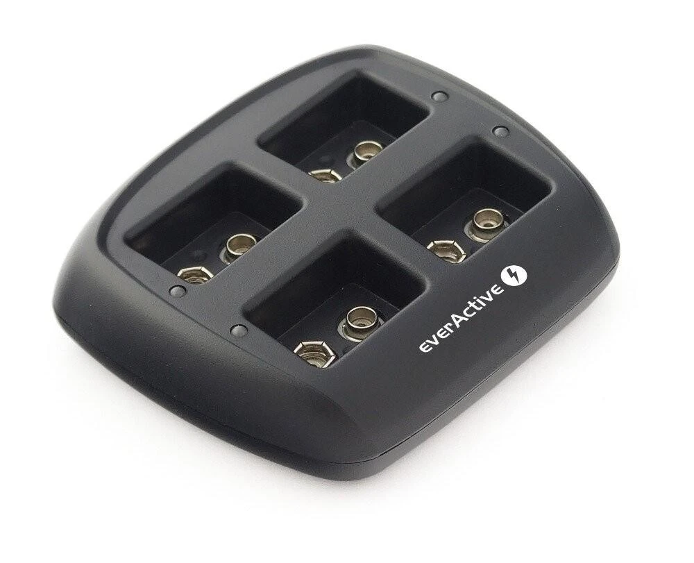 everActive automatinis 4 x 9V įkraunamų baterijų įkroviklis