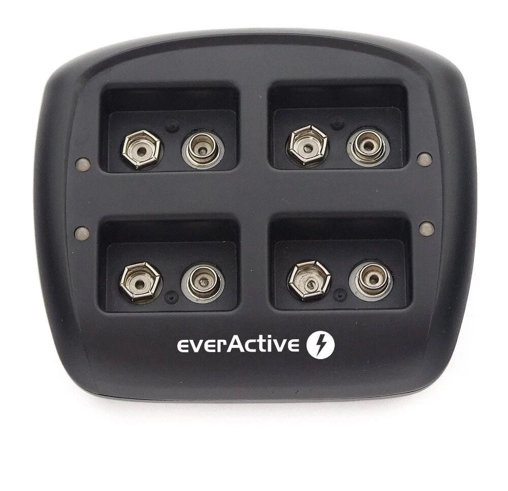 everActive automatinis 4 x 9V įkraunamų baterijų įkroviklis