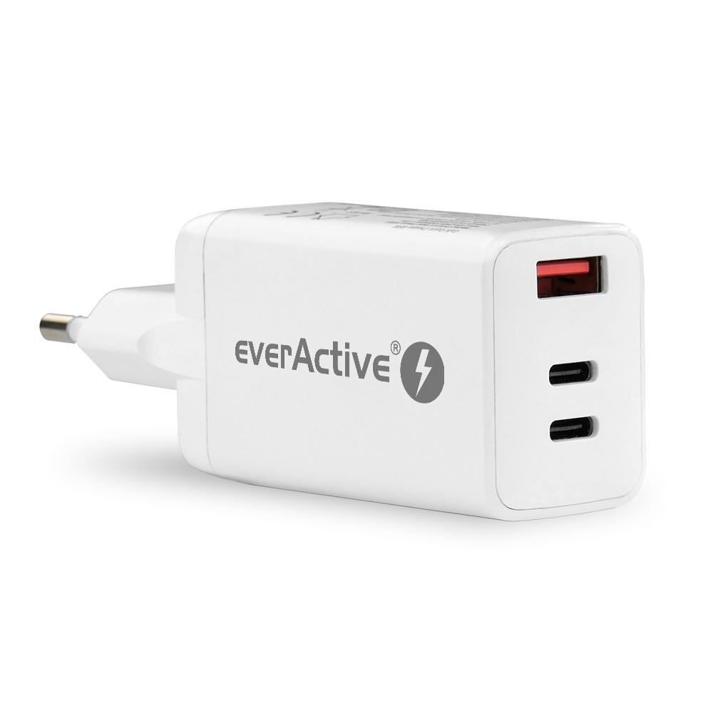 everActive 5-20V USB QC 3.0 ir USB-C PD PPS QC4+ 65W GaN įkroviklis SC-650Q
