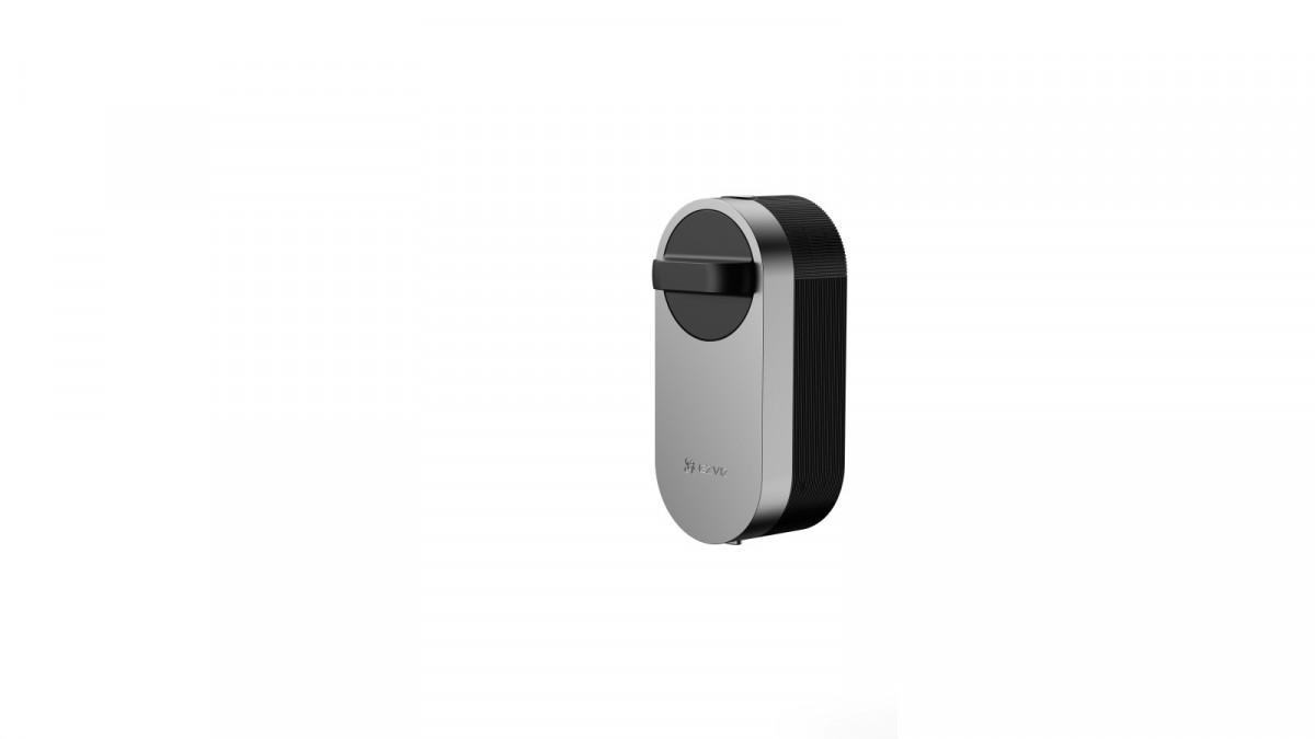 Ezviz DL01S 3in1 komplekts Viedā slēdzene iekštelpas + ārpus telpas + durvju zvans ar Gatewayy Sudraba