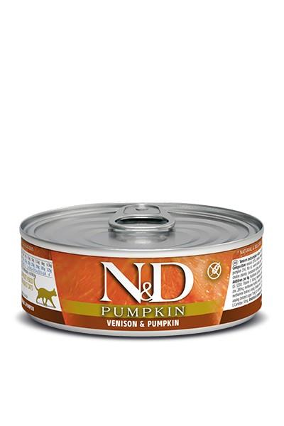 Drėgnas Kačių Maistas - Farmina N&D Elniena Ir Moliūgai 70g