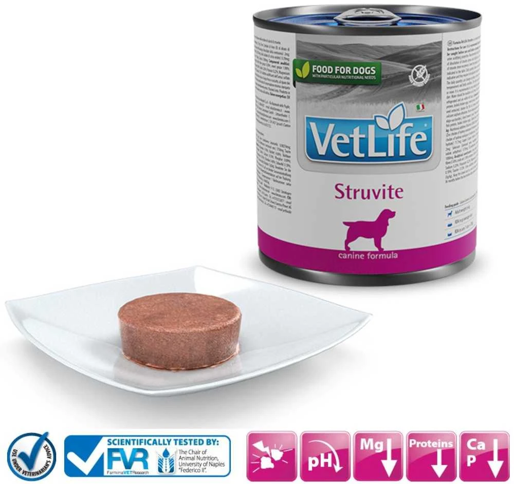 Veterinarinė Dieta - FARMINA Vet Life Diet Šunų Struvito Drėgnas Maistas 300g