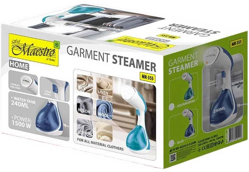 Drabužiai garintuvas 1500W Maestro MR-355-AQUAMARINE