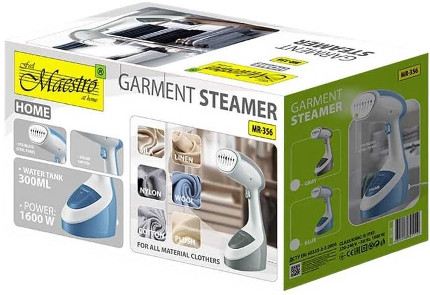 Clothes garintuvas 1600W Maestro MR-356-Pilkas