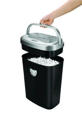 Fellowes Powershred | 53C | Juodas | 23 L | Kompaktinių diskų smulkinimas | Kreditinių kortelių smulkinimas | Popieriaus apdorojimo standartas / išvestis 10 lapų per eigą | Skersinio pjovimo smulkintuvas