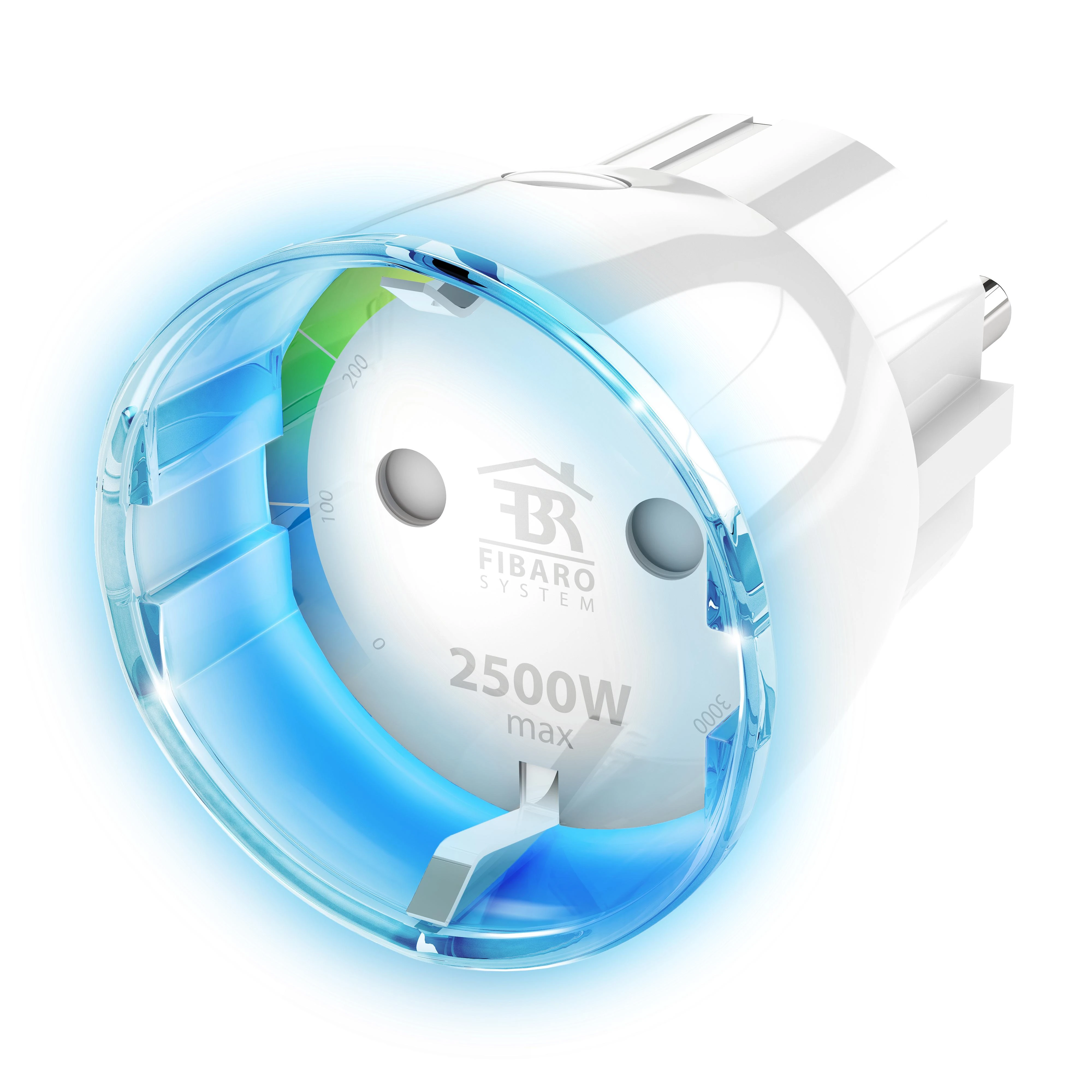 Fibaro | Sieninis kištukas | Z-Wave | Baltas