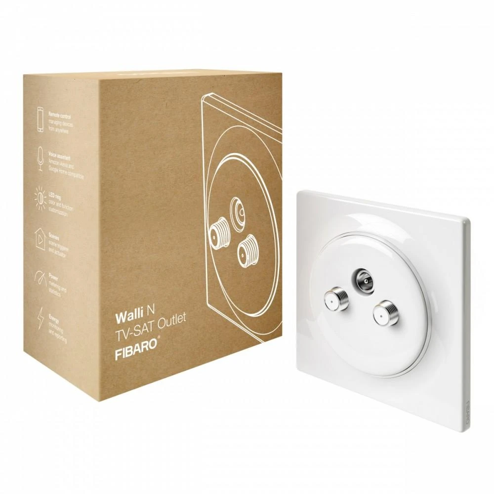Fibaro Walli N TV-SAT lizdas