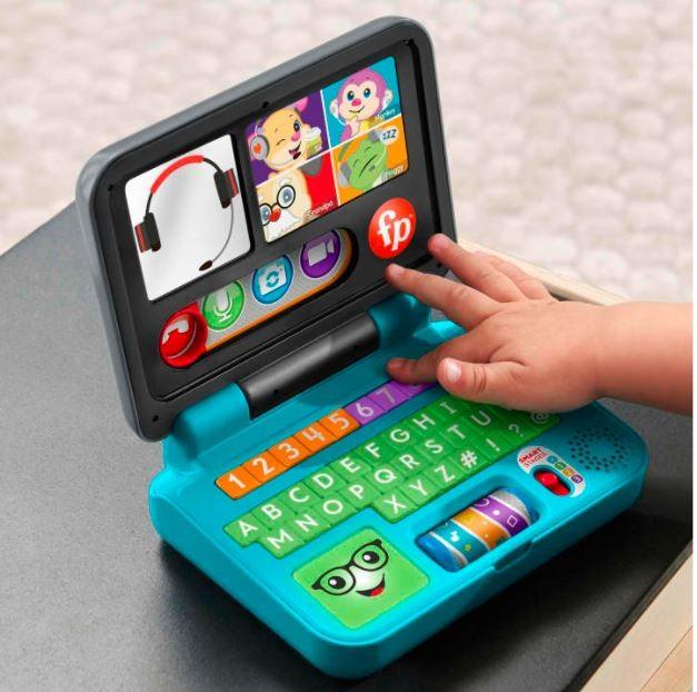 Fisher Price Interaktyvus žaislas "Laugh & Learn® Let's Connect™" nešiojamasis kompiuteris (lenkų k.)