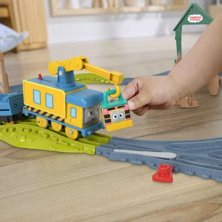Fisher Price Tomas ir draugai užimti draugai Lokomotyvas su pavara + vikšrai