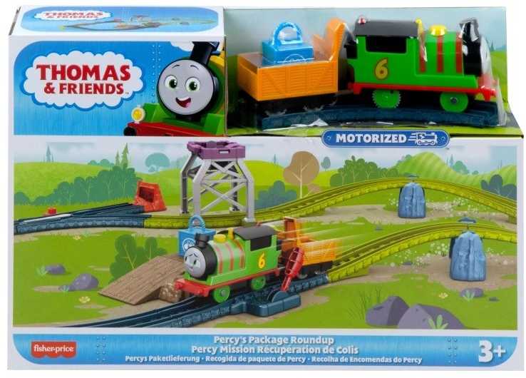 Fisher Price Rinkinys Tomas ir draugai Pašto pristatymas Petro lokomotyvas su diskais ir vikšrais