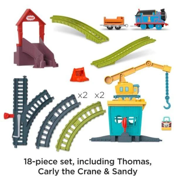 Žaislinis rinkinys Thomas and Friends „Kranė Karli ir Sandi“