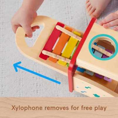Fisher Price Mattel FP MEDIENOS CYMBAL PUNCH WOOD HXT88 WB1