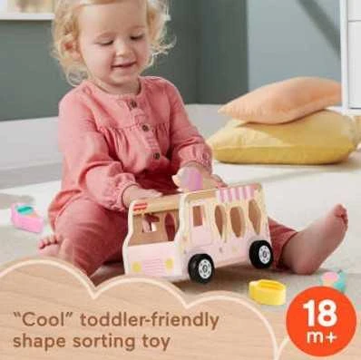 Mattel „Fisher Price“ medinis ledų formų rūšiuoklis