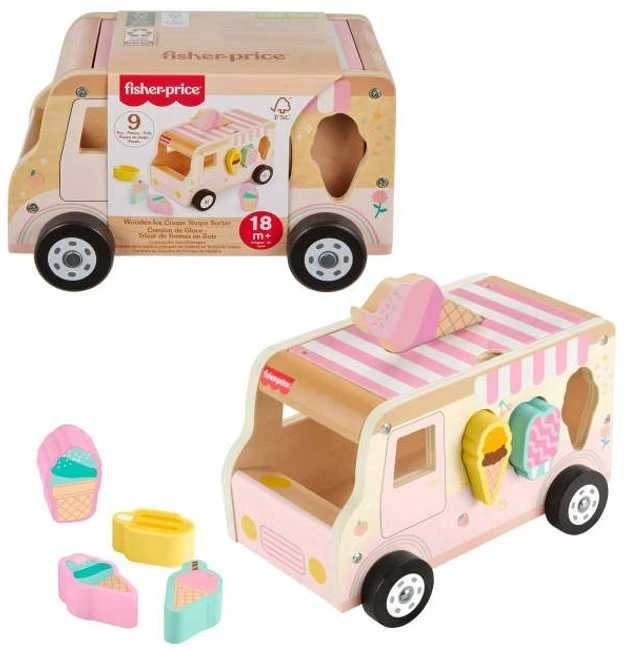 Mattel „Fisher Price“ medinis ledų formų rūšiuoklis
