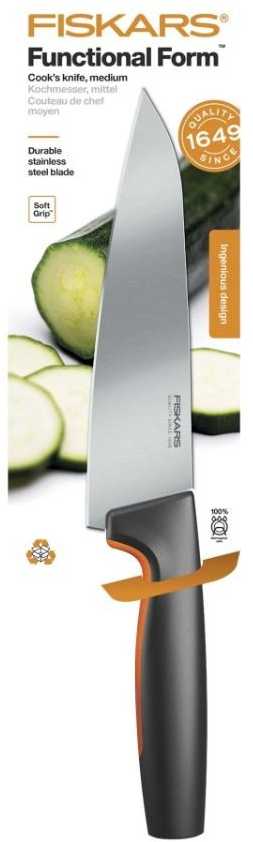 Fiskars Functional Form vidutinis virėjo peilis