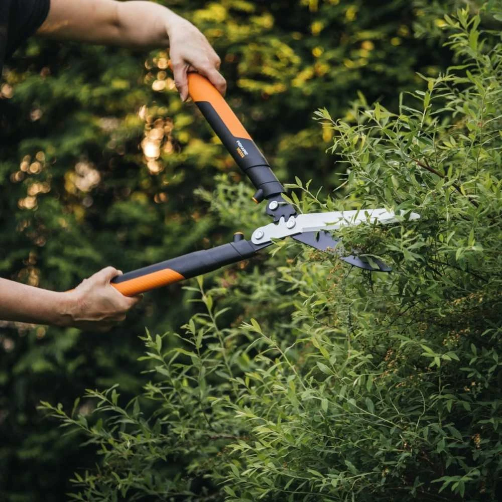 Fiskars PowerGear X gyvatvorių žirklės, metalinis reduktorius, HSX92