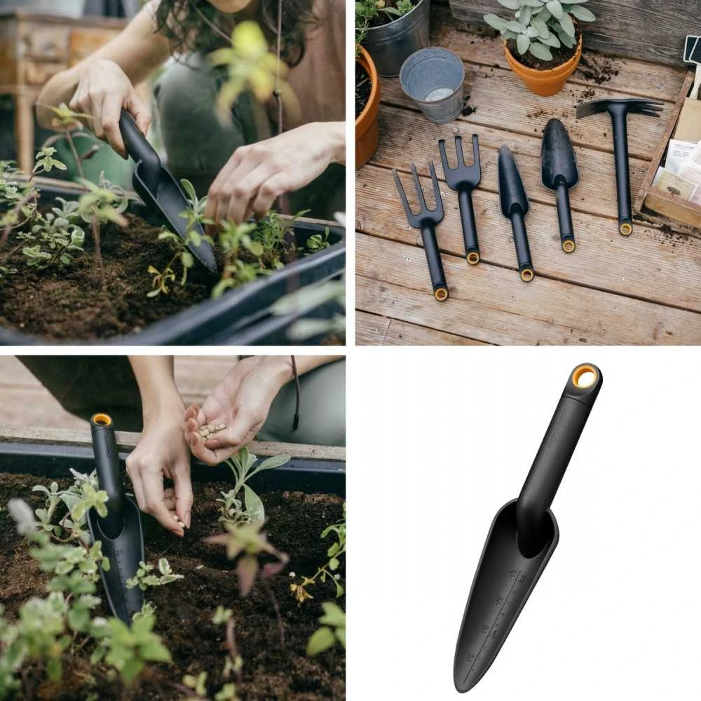 Kastuvėlis Fiskars Solid, 282 mm, plastikas, juoda
