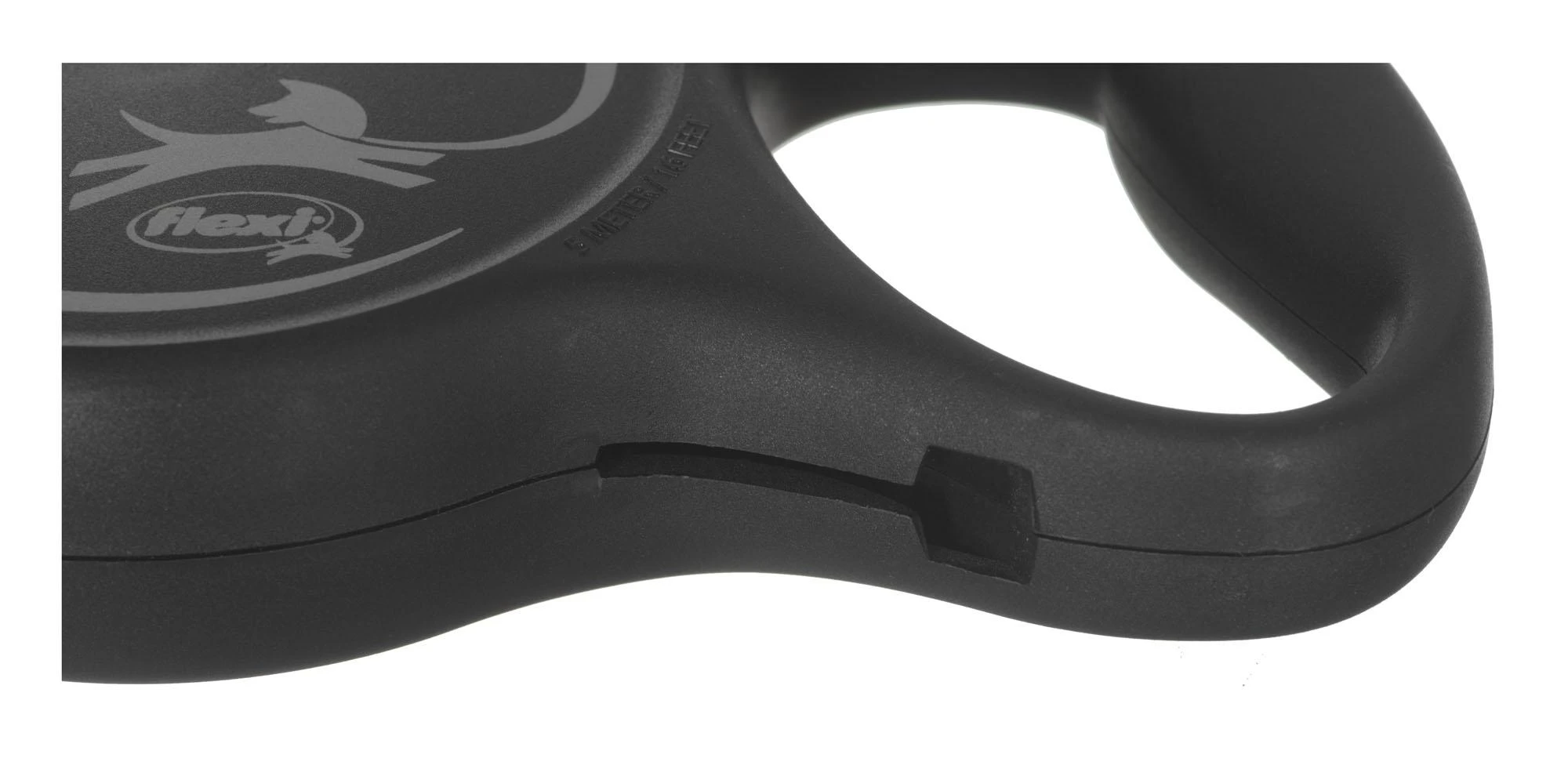 Flexi Black Design M pavadėlis šunims iki 25kg juostinis 5m juodos spalvos