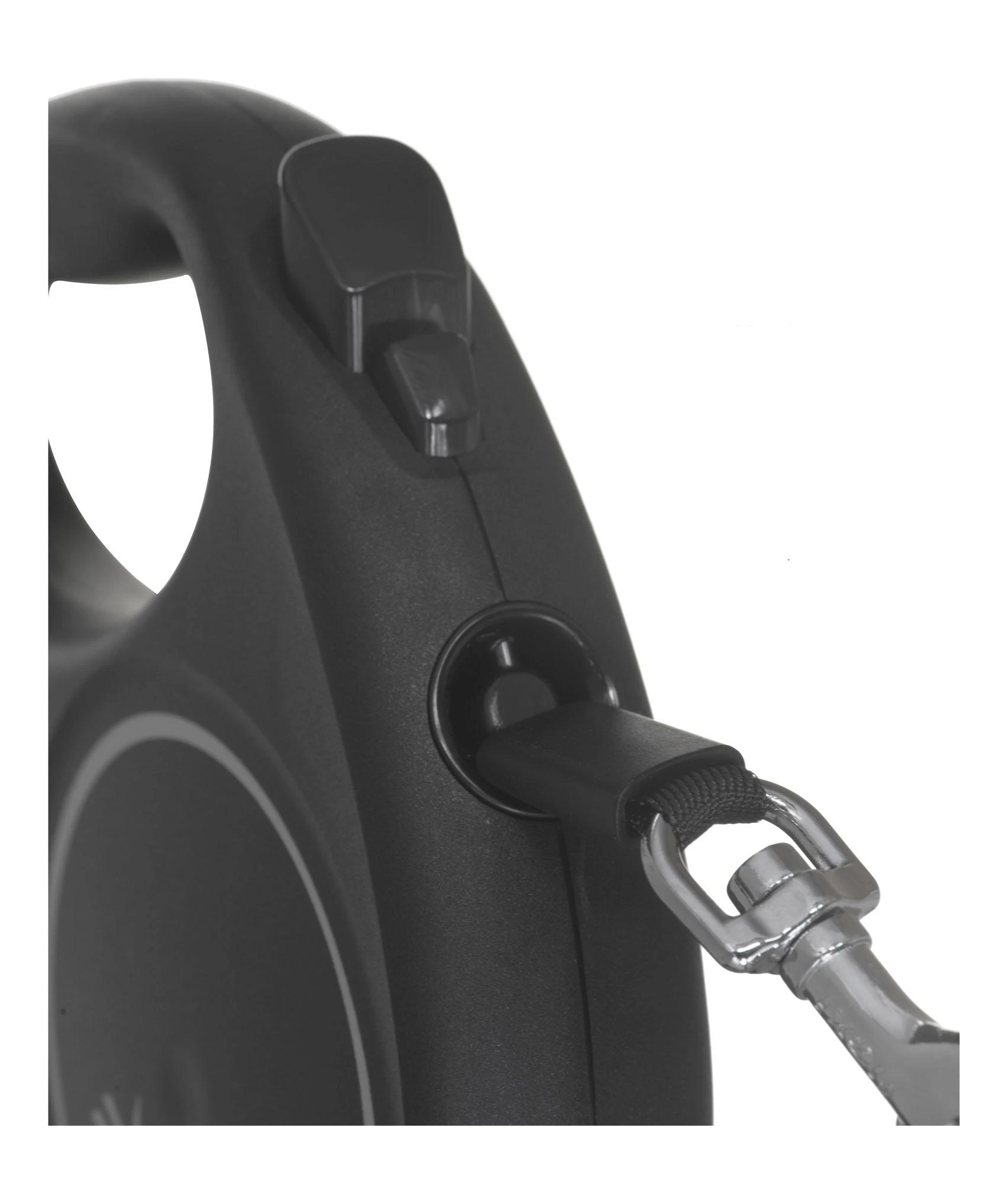 Flexi Black Design M pavadėlis šunims iki 25kg juostinis 5m juodos spalvos